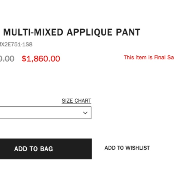 HERVE LEGER LEAH MULTI-MIXED APPLIQUE PANT